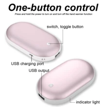 Calentador de mano recargable por USB, calentador de bajo consumo de energía, calentador de invierno, regalo para novia/novio, suministros de camping al aire libre para Navidad, regalo de Navidad, calentador de manos, regalo para hombres, relleno de calcetín de Navidad, calentador de manos recargable con aislamiento, Día de San Valentín, cachorro, carnaval, decoraciones de fiesta, selecciones de primavera y verano, regalos para damas de honor, habitación, decoración de dormitorio, decoración de dormitorio, playa, viaje, para hombres, para mujeres, vacaciones, cosas lindas - Multicolor - Ver 9