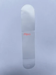 透明纯色哑光通用笔袋，悬挂式礼品笔盒，笔收纳袋，文具 - 彩色 - 查看 12