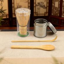 Matcha Whisk Set - Matcha Bowl And Bamboo Matcha Whisk, Tea Strainer, Scoop, Spoon, Tinplate Cans, Perfect Matcha Starter Kit For Matcha Tea Ceremony - Multicolor - View 4