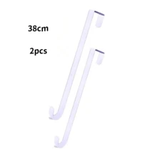 1 pezzo Supporto per ghirlanda per porta d'ingresso, gancio per ghirlanda da appendere sopra la porta, decorazioni per Ognissanti, gancio per ghirlanda per appendere decorazioni natalizie, pasquali, autunnali, cartello di benvenuto, decorazioni natalizie, decorazioni per la stanza in inverno