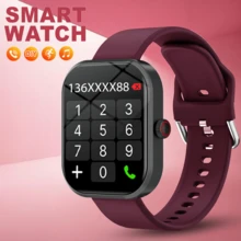 Ceas inteligent cu ecran TFT-240P de 2,01", apel wireless, monitorizare calorii, monitorizare distanță, moduri sportive multiple, control muzical, cameră de la distanță, potrivit pentru bărbați și femei, cadou de Crăciun - Multicolor - Vizualizare 10