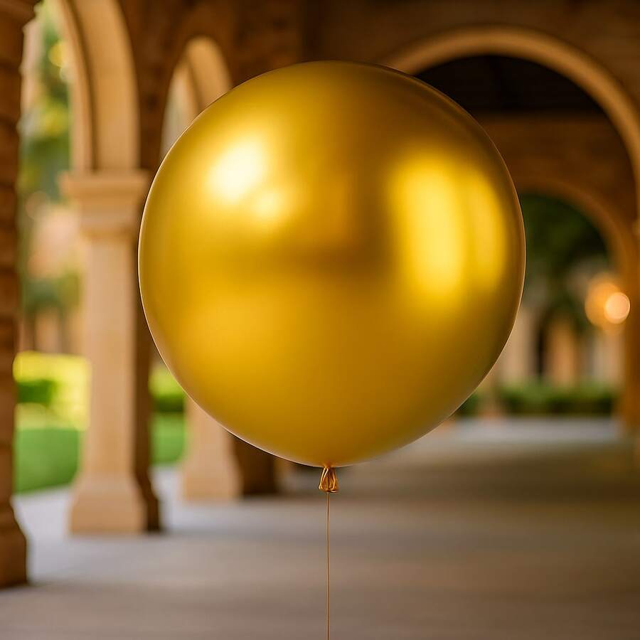 Metallic Gold Giant Balloons 36 Inch - 8 Pack Jumbo Chrome Gold Balloons Large Round Gold Latex Balloons For Photo Shoot Wedding Shower Graduation Birthday Christmas Party Decorations - Trending, Best Seller, New Arrival, Party Supplies, Elegant Decor, Party Decoration, Wedding & Birthday - Gold - View 1