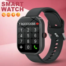 Ceas inteligent cu ecran TFT-240P de 2,01", apel wireless, monitorizare calorii, monitorizare distanță, moduri sportive multiple, control muzical, cameră de la distanță, potrivit pentru bărbați și femei, cadou de Crăciun - Multicolor - Vizualizare 5