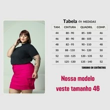 Plus Size Skirts - 玫紅色 - 查看 11
