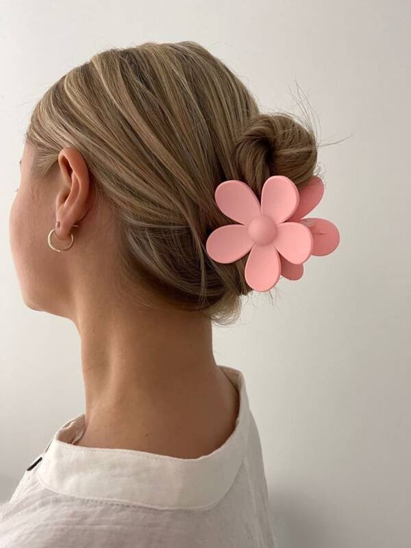 Piranha de Cabelo Formato de Flor da Moda Feminina Cabelos Penteados Presilha Prendedor Rosas Uso Diário