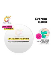 Round Party Panel Cover Sublimated Premium Fabric Baptism Theme Angel Baptism Decoration - Baptism - 1234 - View 2