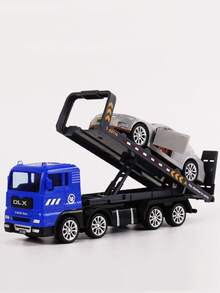 Reibungsgetriebenes Baufahrzeug-Spielzeug, verwandelbarer faltbarer Transportlastwagen, Lastwagen und Innenraum-Baustein-Spielzeug, Baufahrzeug-Spielzeug, Outdoor-Kinderspielzeug, Kompaktlader-Spielzeug, Jungen-Spielzeug-Lastwagen, Strandspielzeug, Jungen-Spielzeug, Spielzeugauto, Gartenwerkzeug, Monster-Truck, Geburtstagsgeschenk für Jungen - Anhänger - Übersicht 11