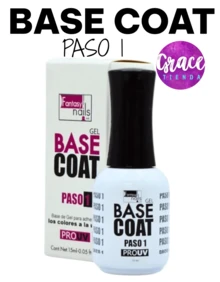 15ml Base Coat Gel STEP 1 Fantasy Nails - Clear - View 1