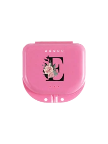 Różowe etui do przechowywania protez ortodontycznych z motywem róży, pojemnik na ochraniacze na zęby, etui na protezy, wytrzymałe, wentylowane pudełko na aparaty ortodontyczne, pudełko na aparaty retencyjne, pudełko do przechowywania protez, łatwe w użyciu, wygodne w przenoszeniu, ochraniacz na zęby, etui na aparaty ortodontyczne, organizer na aparaty ortodontyczne, artykuły gospodarstwa domowego, artykuły do akademika, artykuły do przechowywania w domu, akcesoria stomatologiczne - Wielokolorowe - Zobacz 16