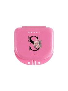 Różowe etui do przechowywania protez ortodontycznych z motywem róży, pojemnik na ochraniacze na zęby, etui na protezy, wytrzymałe, wentylowane pudełko na aparaty ortodontyczne, pudełko na aparaty retencyjne, pudełko do przechowywania protez, łatwe w użyciu, wygodne w przenoszeniu, ochraniacz na zęby, etui na aparaty ortodontyczne, organizer na aparaty ortodontyczne, artykuły gospodarstwa domowego, artykuły do akademika, artykuły do przechowywania w domu, akcesoria stomatologiczne - Wielokolorowe - Zobacz 20