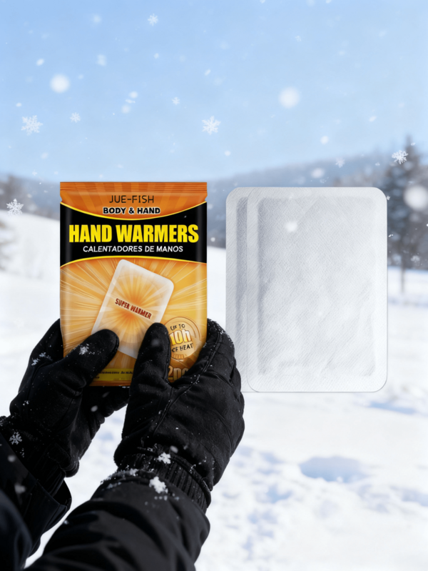 Jue-Fish 2pcs/10pcs/20pcs Disposable Warming Patches, Autumn/Winter Body Warmer Foot Warmer Adhesive Heating Pads, Suitable For Body, Hands, Feet, Legs, Waist & Abdomen, Portable Warmth, Great Gift For Family And Friends