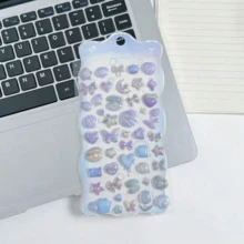 ملصقات ثلاثية الأبعاد مصنوعة من البلاستيك مفرغة من الهواء، ملصقات ثلاثية الأبعاد بطراز جذاب، ملصقات جواهر بلورية، ملصقات زخرفية DIY عالية الجاذبية. هناك أربعة أنماط متاحة، مناسبة للاستخدام في ألبومات الصور والمفكرات والأجهزة المحمولة والثلاجات وكعناصر ديكورية لأغطية الهواتف المحمولة بموضوعات كرتونية. هذا التصميم مناسب للاستخدام المنزلي وحفلات أعياد الميلاد والتجمعات وعيد الهالوين وعيد الميلاد وغيرها من المناسبات. - متعدد الألوان - مشاهدة 6