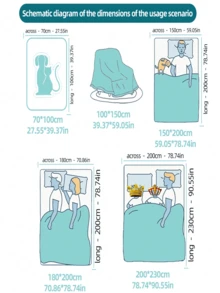 1pc Super Soft Plush Throw Blanket, Suitable As Valentine's Day, Christmas Gift, Bedroom Decor, Milk Plush Fleece Blanket, Flannel Cozy Throw For Relaxing, Napping, Office Use - Khaki - View 15