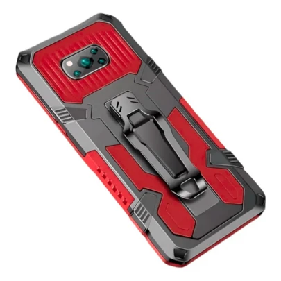 xaa mobile Funda Para Poco X3  clip Case Uso Rudo Anillo Atras Para Hold