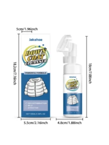 jakehoe 100ml Fluido de limpieza para chaquetas de plumón, fórmula suave que limpia eficazmente las manchas, mantiene la prenda esponjosa y suave, evita el lavado frecuente para mantener el calor. Un gran regalo para familiares y amigos