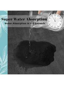 1pc 19*31in Cartoon Bathroom Anti-Slip Mat,Multi-Functional Toilet Stain-Resistant Mat, ,Thickened Flannel Printed Absorbent Pad, Bath Mat With Anti-Slip Claw Pattern, Shower Room Absorbent Mat, Bathroom Doormat, Graphic Rugs, Kitchen Rugs, Aesthetic Bedroom Rug, Hallway Rug,Home Decor