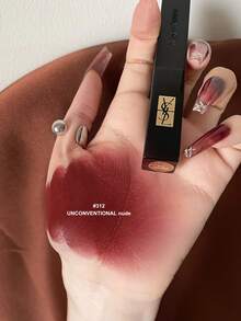 YSL Saint Laurent Slim Velvet Matte Lipstick (Black Tube) 1.2g #316/#312 - #312 - View 5