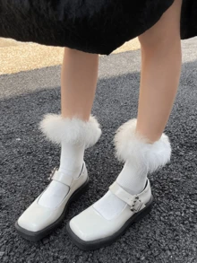 1 Paio Di Calzini Colorati Alla Caviglia Stile Y2K Vintage Adatti Per Primavera, Autunno E Inverno