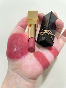 Kích thước du lịch - 1,3g - #1968: Son môi YSL Black Tube, Màu đất nung ấm áp, Chất satin mịn, Phong cách trí thức nhẹ nhàng, Đa năng để sử dụng hàng ngày - #1968 - Xem 5