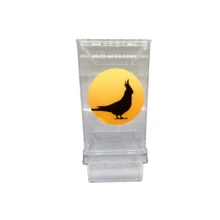 Comedouro De Sementes Para Calopsitas Automatico Fim Sujeira