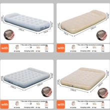 New Built-In Air Pump Self-Inflating Air Mattress Outdoor Tent Air Bed Double Sleeping Pad, Suitable For Camping Or Indoor - Multicolor - View 4