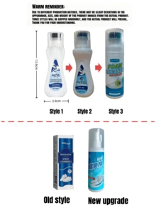 Jue-Fish 1pc Sneaker Cleaning Cream, Strong Stain Remover, Fragrant No-Rinse Cleaner For Canvas Shoes