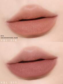 YSL Saint Laurent Slim Velvet Matte Lipstick (Black Tube) 1.2g #316/#312 - #316 - View 4