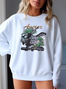 Vintage Avirex Sukajan Satin Reversible Jacket Size Xl Fits M Sweatshirt - trắng - Xem 2