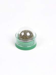 كرة نعناع مع ميزة الدوران لطحن الأسنان وتنظيفها، كرة نعناع لاصقة بالحائط شكل سرطان، مناسبة للقطط الأليفة للعب وتخفيف الملل، لعبة مضغ للقطط مع عامل تعزيز الهضم نعناع، لعبة قطط لاصقة، عصا طحن الأسنان، منتج حيواني باللون الأخضر