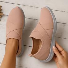 Women's Sock Sneakers Comfortable Training Gym Sporty Casual E41 Casual Sporty Outdoor Gym And Fitness Outdoor - 裸色 E41 - 查看 1