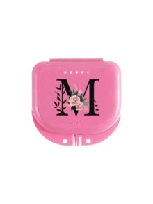 Różowe etui do przechowywania protez ortodontycznych z motywem róży, pojemnik na ochraniacze na zęby, etui na protezy, wytrzymałe, wentylowane pudełko na aparaty ortodontyczne, pudełko na aparaty retencyjne, pudełko do przechowywania protez, łatwe w użyciu, wygodne w przenoszeniu, ochraniacz na zęby, etui na aparaty ortodontyczne, organizer na aparaty ortodontyczne, artykuły gospodarstwa domowego, artykuły do akademika, artykuły do przechowywania w domu, akcesoria stomatologiczne - Wielokolorowe - Zobacz 17