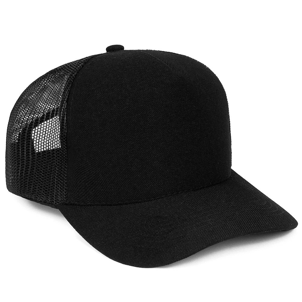 Plain Basic Breathable Mesh Cap In Various Colors For Men, Women, Urban, Young, Premium - màu đen - Xem 1