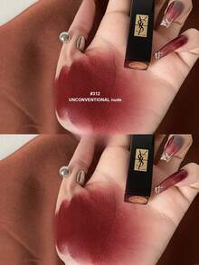 YSL Saint Laurent Slim Velvet Radical Lipstick (Black Tube) 1.2g #316/#312 - #312 - View 4