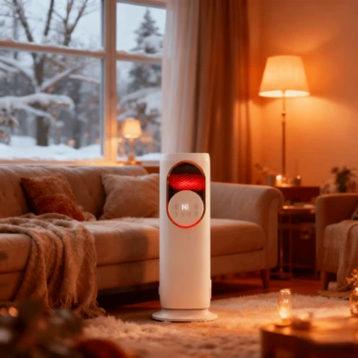Don Feliz Calefccion - Ventilador de Aire Frío y Calor Multifuncional con Humidificador | 4 en 1. ideal para hogares, oficinas, dormitorios, salas de estar y estudios, invierno y verano.