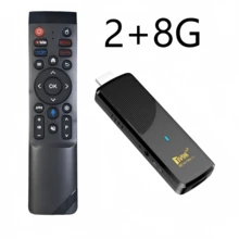 1 pièce Bâton TV intelligent avec système d'exploitation Android 14 et processeur AllWinner H313, prend en charge la mise à jour OTA, jusqu'à 64 Go de stockage, lecture vidéo 8K/4K, Wi-Fi 4G/5G, HDR10 et télécommande vocale - Noir - Voir 15