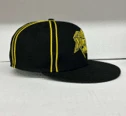 New Era 59FIFTY棒球帽 运动防晒 透气舒适 带logo 多功能 弹性好 印花 日常健身 郊游 街头风 学校 旅行 H202511 - 黑/黃 - 查看 2
