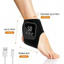 RAF Winter Knöchel Elektrische Heizung Massagegerät - Tragbarer kabelloser elektrischer Heizung Vibrationsmassagegerät für Knöchel mit Fußpflege und Warmkompressionsfunktion - Sonderangebot für Feiertage, Valentinstag, Weihnachtsgeschenke