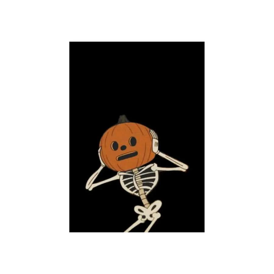 Paquete Toalla de Algodón Diseño Halloween 5 piezas - 70 x 40 cm - Negro - Ver 1
