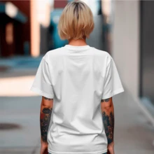 Camiseta Casual Jinx League OfLegends RiotGames Em Algodão - Branco - Visão 2