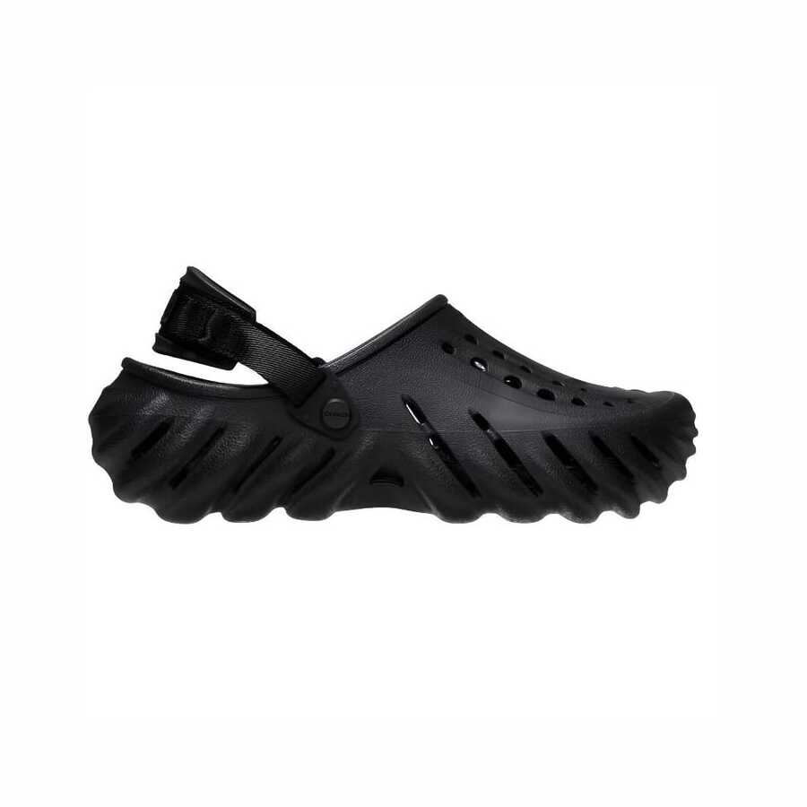 Crocs Echo Clogs Men's Chunky Platform Clogs - Đen/Đen - Xem 1