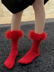 1 Paio Di Calzini Colorati Alla Caviglia Stile Y2K Vintage Adatti Per Primavera, Autunno E Inverno