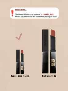 YSL 圣罗兰纤薄丝绒哑光唇膏（黑管）1.2g #316/#312