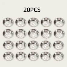 Đường kính 6cm/2,36in 1-50 chiếc Phụ kiện lư hương mạ bạc Đế lư hương cao cấp hoàn thiện bóng loáng Tương thích với nhiều loại lư hương Lý tưởng để trang trí nhà cửa & trưng bày trên bàn Hoàn hảo cho Yoga, Thiền định và Liệu pháp hương thơm - Nhiều màu - Xem 10