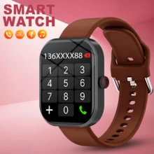 Ceas inteligent cu ecran TFT-240P de 2,01", apel wireless, monitorizare calorii, monitorizare distanță, moduri sportive multiple, control muzical, cameră de la distanță, potrivit pentru bărbați și femei, cadou de Crăciun - Multicolor - Vizualizare 4