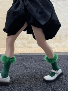 1 Paio Di Calzini Colorati Alla Caviglia Stile Y2K Vintage Adatti Per Primavera, Autunno E Inverno