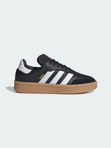 Adidas Originals Samba XLG Shoes, Casual Chunky Sneakers For Wide Leg Pants, Classic Suede With Chunky Gum Sole, IE1379
