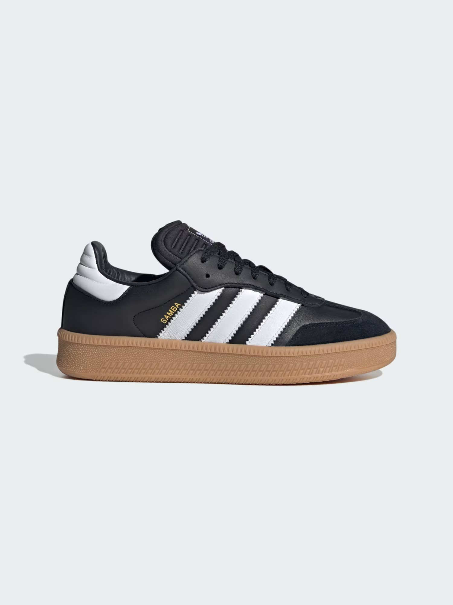 Adidas Originals Samba XLG Shoes, Casual Chunky Sneakers For Wide Leg Pants, Classic Suede With Chunky Gum Sole, IE1379