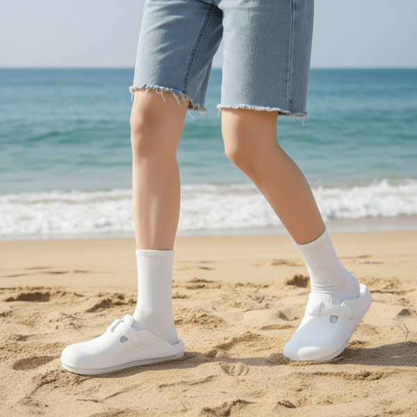 Unisex Thick Sole Anti-Slip Waterproof Comfortable Slide Sandals For Outdoor Wear