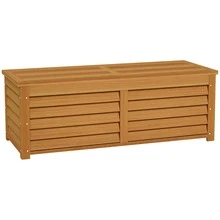 Outsunny Outdoor Storage Box, Cabinet, And Shelf - Tabac - Voir 1