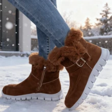 Women's Comfortable Chunky Chunky Sneakers, Breathable Lightweight Walking Shoes, Fashionable Platform Casual Sports Shoes - 棕色 - 查看 1